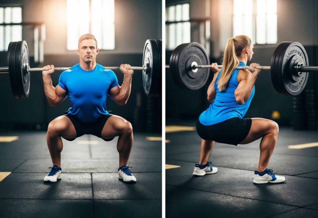 front squat vs back squat